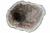 Amethyst Crystal Geode with Hematite Inclusions - Morocco #136945-8